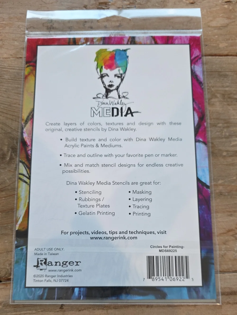 Dina Wakley Media Stencil